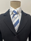 Silver & Blue Tie