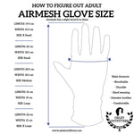 Adult Brown Airmesh Gloves Seconds